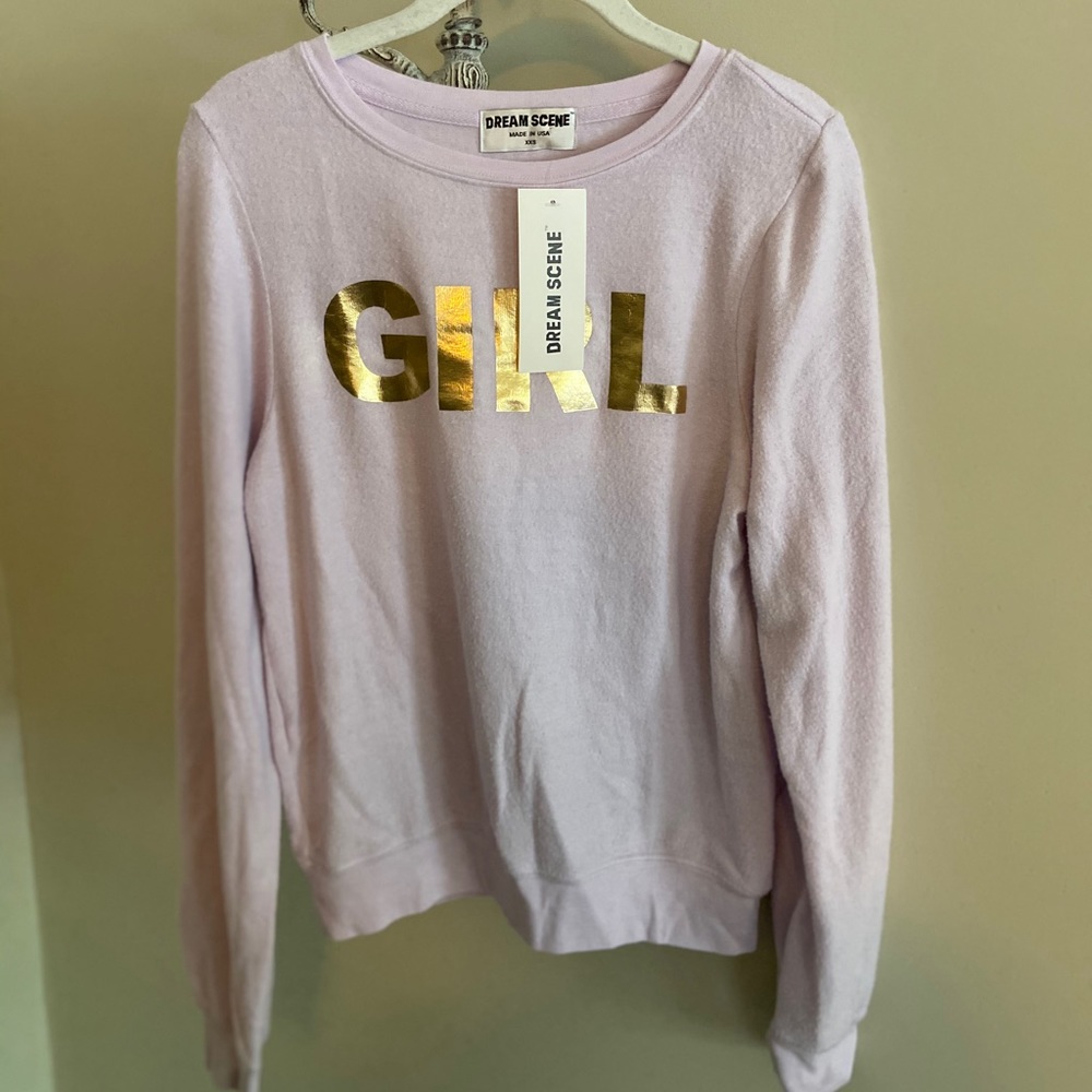 NWT Dream Scene by Wildfox GIRL BBJ Sweater XXS Oversized